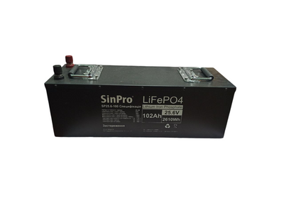 Акумулятор  LiFePo4 "SinPro" SP25.6v 100Ah SP25100 фото