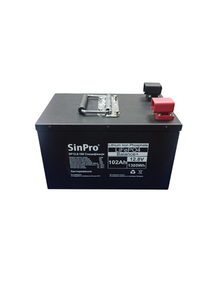 Акумулятор  LiFePo4 "SinPro" SP12.8v 100Ah Balance+ SP12100B фото