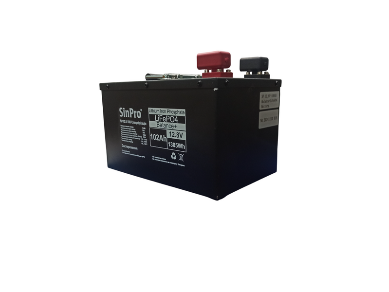 Аккумулятор  LiFePo4 "SinPro" SP12.8v 100Ah Balance+ SP12100B фото