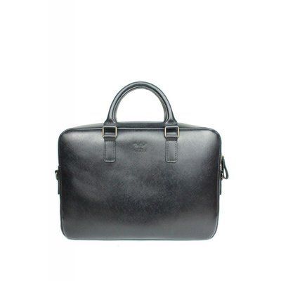 Кожаная деловая сумка Briefcase 2.0 черный сафьян 30002631 фото