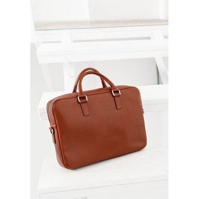Кожаная деловая сумка Briefcase 2.0 светло-коричневый 30002633 фото